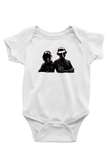 Daft Punk Beyaz Bebek Body - Zıbın