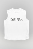Daft Punk Beyaz Unisex Kolsuz Tişört