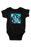 Daft Punk Siyah Bebek Body - Zıbın