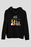 Daft Punk Siyah Unisex Hoodie