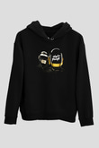 Daft Punk Siyah Unisex Hoodie