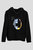 Daft Punk Siyah Unisex Hoodie