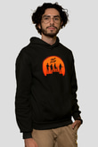 Daft Punk Siyah Unisex Hoodie