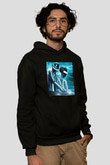 Daft Punk Siyah Unisex Kapüşonlu Sweatshirt