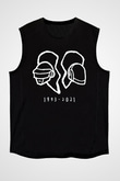 Daft Punk Siyah Unisex Kolsuz Tişört