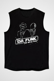 Daft Punk Siyah Unisex Kolsuz Tişört