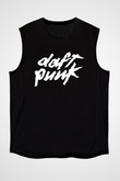 Daft Punk Siyah Unisex Kolsuz Tişört