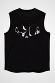 Daft Punk Siyah Unisex Kolsuz Tişört