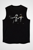 Daft Punk Siyah Unisex Kolsuz Tişört