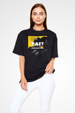 Daft Punk Siyah Unisex Oversize Tişört T-Shirt