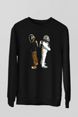 Daft Punk Siyah Unisex Sweatshirt