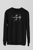 Daft Punk Siyah Unisex Sweatshirt
