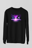 Daft Punk Siyah Unisex Sweatshirt