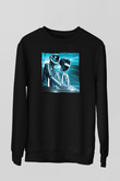 Daft Punk Siyah Unisex Sweatshirt