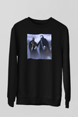 Daft Punk Siyah Unisex Sweatshirt