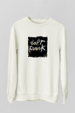 Daft PunkBaskılı Beyaz Sweatshirt
