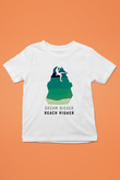 Dağcılık Baskılı Unisex Beyaz Çocuk Tişört - Tshirt