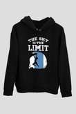 Dağcılık - Mountaineering Baskılı Unisex Siyah Hoodie