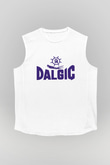 Dalgıç Beyaz Unisex Kolsuz Tişört