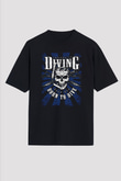 Dalgıç Siyah Unisex Tişört T-Shirt - TişörtFabrikası
