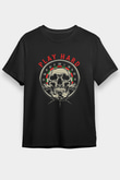 Dalgıçlık - Mountaineering Baskılı Unisex Siyah Tişört - Tshirt