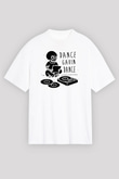 Dance Gavin Dance Beyaz Unisex Tişört T-Shirt - TişörtFabrikası
