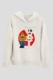 Danger Mouse Beyaz Unisex Hoodie