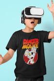Danger Mouse Siyah Unisex  Çocuk Tişört