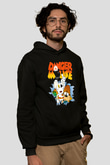 Danger Mouse Siyah Unisex Hoodie