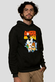 Danger Mouse Siyah Unisex Hoodie