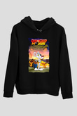 Danger Mouse Siyah Unisex Hoodie
