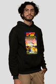 Danger Mouse Siyah Unisex Hoodie