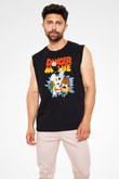 Danger Mouse Siyah Unisex  Kolsuz Tişört