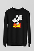 Danger Mouse Siyah Unisex  Sweatshirt