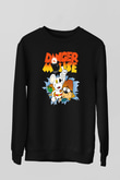 Danger Mouse Siyah Unisex  Sweatshirt