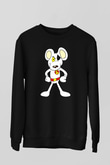 Danger Mouse Siyah Unisex  Sweatshirt