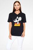 Danger Mouse Siyah Unisex  V Yaka Tişört