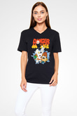 Danger Mouse Siyah Unisex  V Yaka Tişört