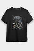 Danzig Baskılı Unisex Siyah Tişört