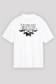 Danzig Beyaz Unisex Oversize Tişört T-Shirt