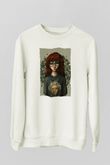 Daria Beyaz Unisex Sweatshirt