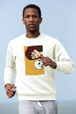 Daria Beyaz Unisex Sweatshirt