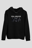 Dark Funeral Baskılı Unisex Siyah Kapüşonlu Sweatshirt