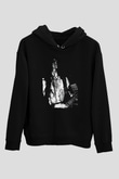 Dark Funeral Baskılı Unisex Siyah Kapüşonlu Sweatshirt