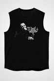 Dark Funeral Baskılı Unisex Siyah Kolsuz Tişört - Tshirt