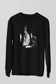 Dark Funeral Baskılı Unisex Siyah Sweatshirt