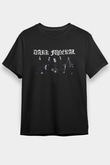 Dark Funeral Baskılı Unisex Siyah Tişört - Tshirt