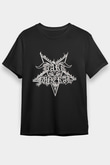 Dark Funeral Baskılı Unisex Siyah Tişört - Tshirt