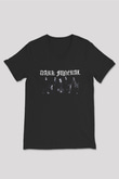 Dark Funeral Baskılı Unisex Siyah V Yaka Tişört - Tshirt