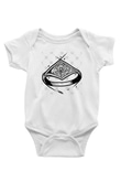 Dark Souls Baskılı Beyaz Unisex Bebek Body - Zıbın